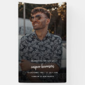 Moderne begrafenis | Viering van de biologie Spandoek (Verticaal)