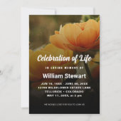 Moderne begrafenis | Viering van de Floral van Lif Kaart (Voorkant)