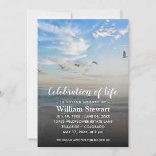 Moderne begrafenis   Viering van de "Life Beach Su Kaart
