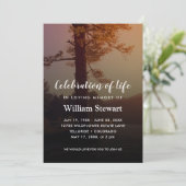 Moderne begrafenis | Viering van de uitnodiging to (Staand voorkant)