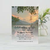 Moderne begrafenis | Viering van de zonsondergang  Kaart (Staand voorkant)