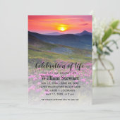 Moderne begrafenis | Viering van de zonsondergang Kaart (Staand voorkant)