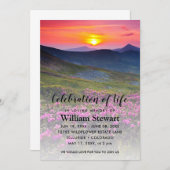 Moderne begrafenis | Viering van de zonsondergang Kaart (Voorkant / Achterkant)