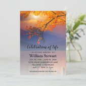 Moderne begrafenis | Viering van de zonsondergang Kaart (Staand voorkant)