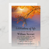 Moderne begrafenis | Viering van de zonsondergang Kaart (Voorkant / Achterkant)