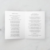 Moderne begrafenis | Viering van het leven gevouwe Programma (Binnen)