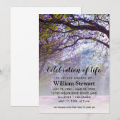 Moderne begrafenis | Viering van het leven Kaart (Voorkant / Achterkant)