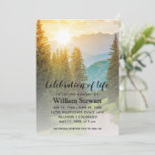 Moderne begrafenis | Viering van het leven Kaart (Staand voorkant)