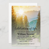 Moderne begrafenis | Viering van het leven Kaart (Voorkant / Achterkant)