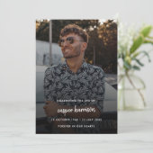 Moderne begrafenis | Viering van het Life-programm Programmakaart (Staand voorkant)