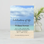 Moderne begrafenis | Viering van het strand van Li Kaart (Staand voorkant)