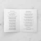 Moderne begrafenis | Viering van Life Photo Folded Programma (Binnen)