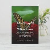 Moderne begrafenis | Vlieggeviering Kaart (Staand voorkant)