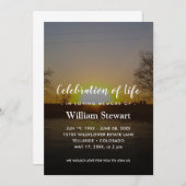 Moderne begrafenis | Zonnegeviering van het leven Kaart (Voorkant / Achterkant)