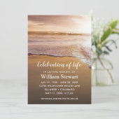 Moderne begrafenis | Zonnezonnige viering van het  Kaart (Staand voorkant)