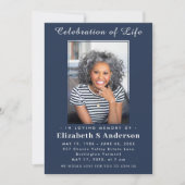 Moderne begrafenisfoto | Viering van het Leven Min Kaart (Voorkant)