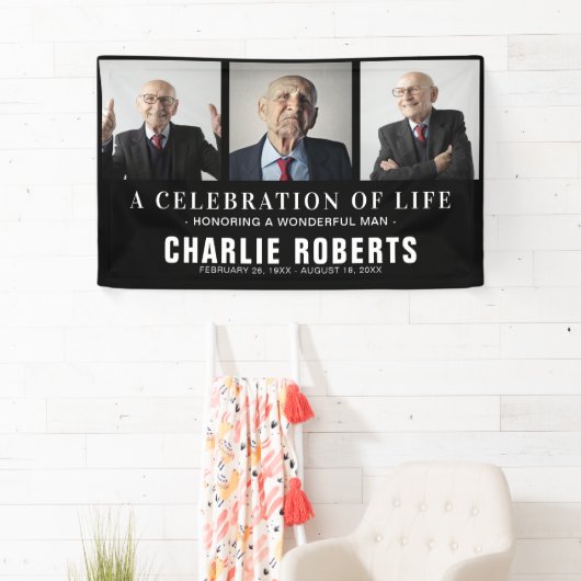 Moderne begrafenisfotocollage | Viering van het le Spandoek (Insitu)