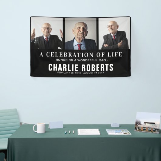 Moderne begrafenisfotocollage | Viering van het le Spandoek (Beurs)