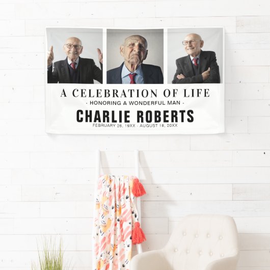 Moderne begrafenisfotocollage | Viering van het le Spandoek (Insitu)