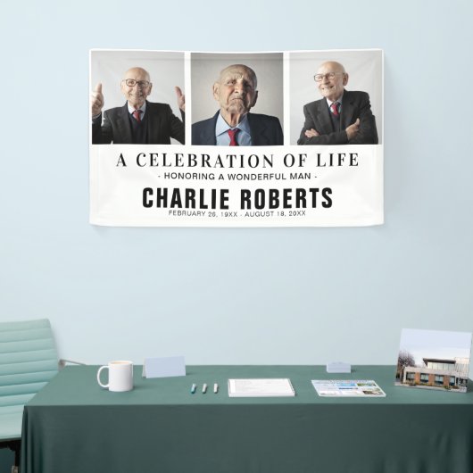 Moderne begrafenisfotocollage | Viering van het le Spandoek (Beurs)