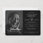 Moderne begrafenisherdenking Viering van het leven Kaart (Voorkant)