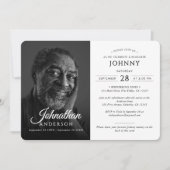 Moderne begrafenisherdenking Viering van het leven Kaart (Voorkant)