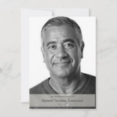 Moderne begrafenissympathie bedankkaart (Voorkant)