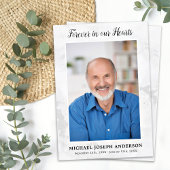 Moderne begrafenissympathie Foto Memorial Prayer K