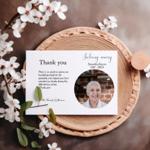 Moderne begrafenisviering van het leven bedankt je