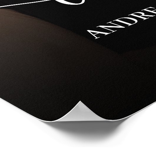 Moderne begrafenisviering van het leven Foto Poster (Hoek)