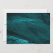 Moderne begrafenisviering van het leven groene mar kaart (Achterkant)