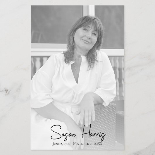 Moderne begrafenisviering van het LIFE-programmabu Flyer (Voorkant)