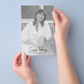 Moderne begrafenisviering van het LIFE-programmabu Flyer (Hand)