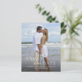 Moderne begroting bespaart onze datum verticale fo (Staand voorkant)