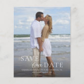 Moderne begroting bespaart onze datum verticale fo (Voorkant)