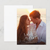 Moderne begroting Eenvoudig sparen de Datum (Voorkant / Achterkant)