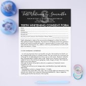 Moderne begrotingsvorm Goedkeuring Teth Whitening Flyer (Enkel)