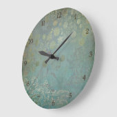 Moderne  behangselkunst grote klok (Hoek)