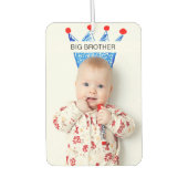 Moderne beide zijden Baby foto aangepaste unieke a Luchtverfrisser (Voorkant)