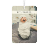 Moderne beide zijden Baby foto aangepaste unieke a Luchtverfrisser (Achterkant)