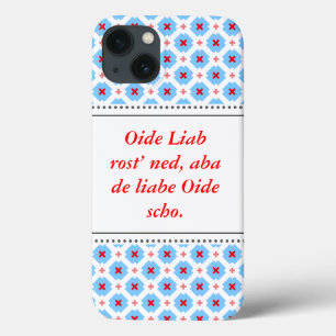 Moderne Beierse Grafiek iPhone 13 Hoesje