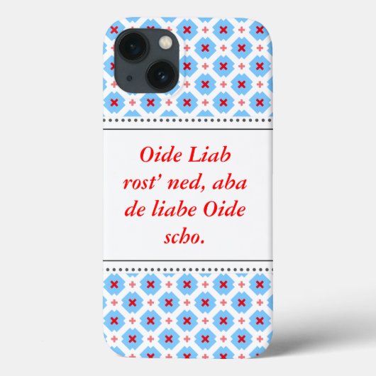Moderne Beierse Grafiek Case-Mate iPhone Case (Achterkant)