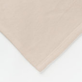 Moderne Beige 6 Foto Collage Huisdier Monogram Fleece Deken (Hoek)