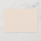 Moderne Beige A Opmerking Over Cadeaus QR Code Informatiekaartje (Achterkant)