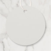 Moderne Beige Liefde is Zoet Bruiloft Bedankjes Labels (Achterkant)