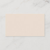 Moderne Beige Script Trouwwebsite  Informatiekaartje (Achterkant)