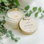 Moderne Beige Waterverf Bloemenbruiloft Ronde Sticker