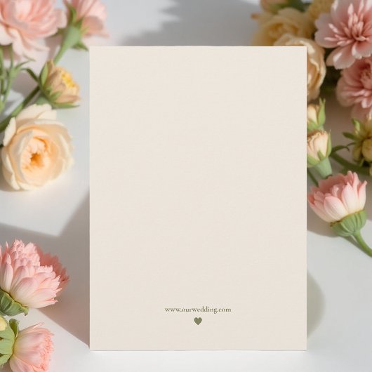 Moderne Beige Waterverf Bloemenbruiloft Save The Date