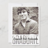 Moderne bekendmaking Afstuderen Kaart (Voorkant)