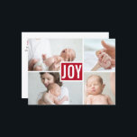 Moderne bekendmaking foto's Holiday Briefkaart<br><div class="desc">Moderne bekendmaking foto's Holiday Briefkaart</div>